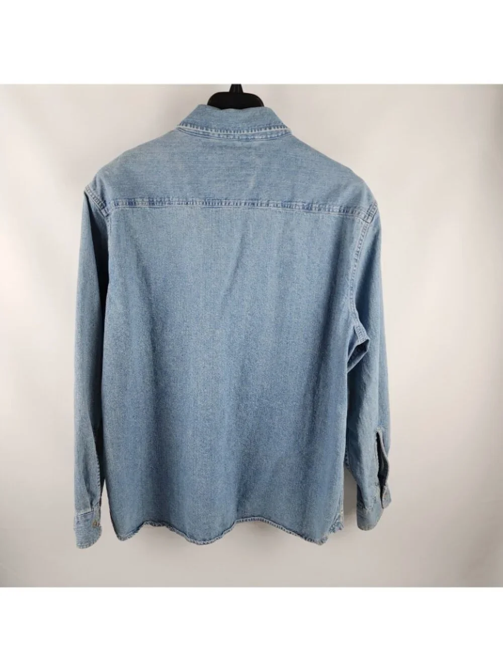 Levis Shirt Mens XXL Blue Western Denim Button Up L/S